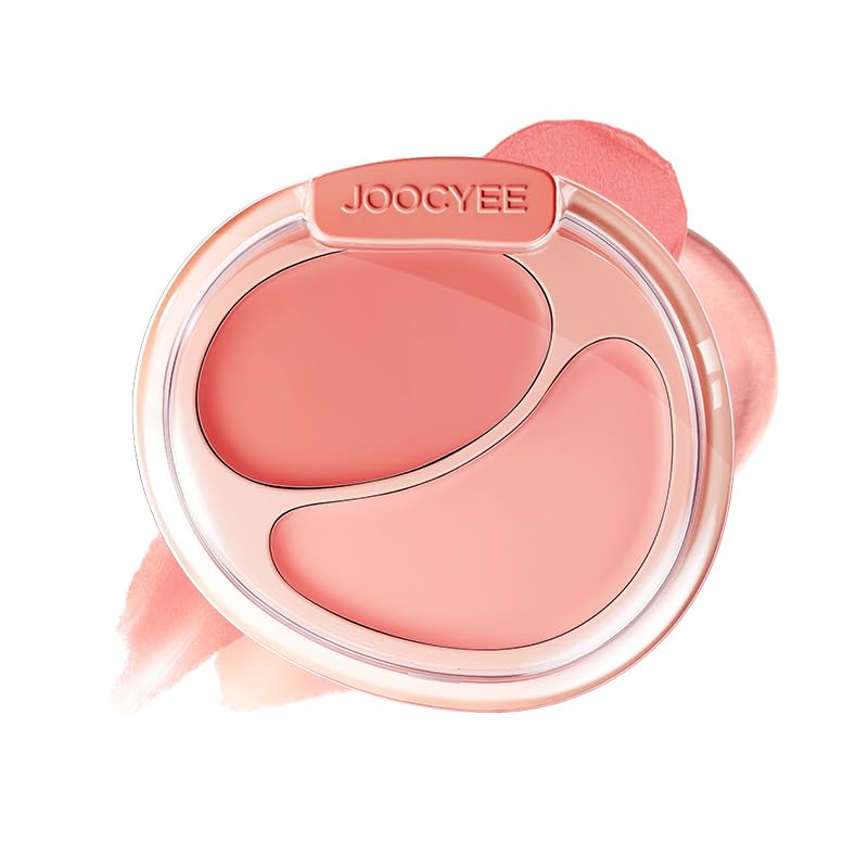 日本公式 JOOCYEE デュアルトーンチーク 中国コスメ チーク ハイライター (7g, M256 メロウアプリコット)